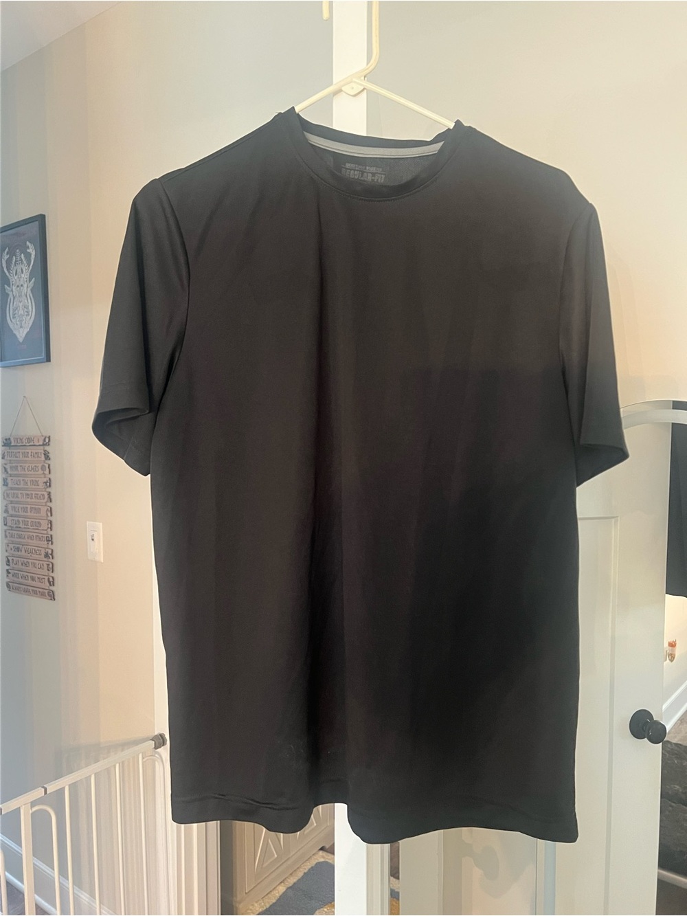 STARTER Black Short Sleeve Crew Tee